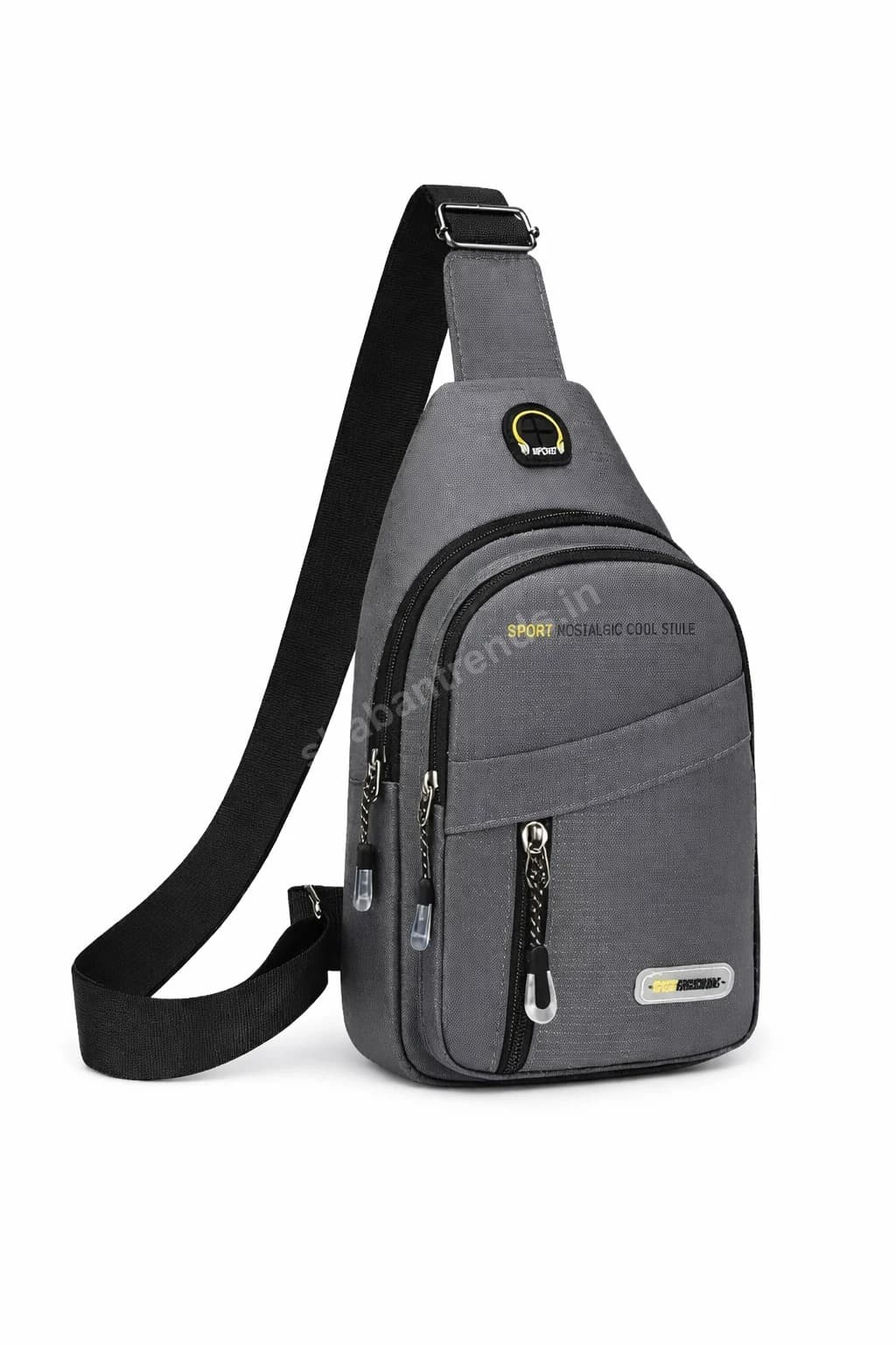 Men Sling Bag Crossbody Chest Bag Stylish Travel Shoulder Bag for Men